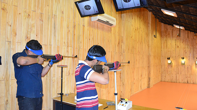 Compete with your friends at Della Shooting Range in Lonavla